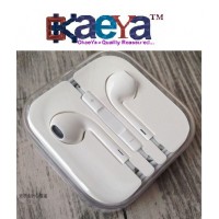 OkaeYa Stereo Super Bass Earphone With 3.5 mm Jack Compatible Earphone for Apple iphone iPad (Color may vary)